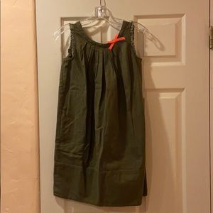 olive green dress•crewcuts